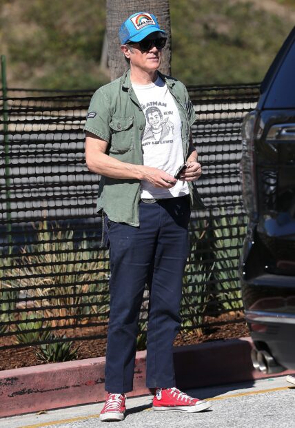 Johnny Knoxville playdate with family in Los Angeles
