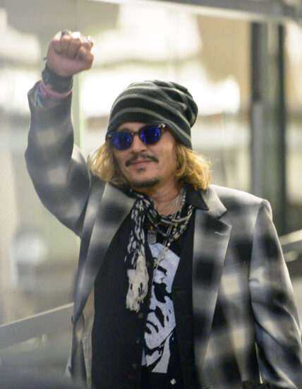 Johnny Depp in Glasgow to play a concert with his friend Jeff Beck at the Royal Concert Hall Hundreds of fans waited outside the stage door hoping for a glimpse of the Hollywood star