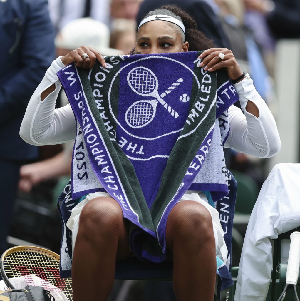 Serena Williams is positive after Wimbledon loss