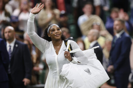 Serena Williams is positive after Wimbledon loss