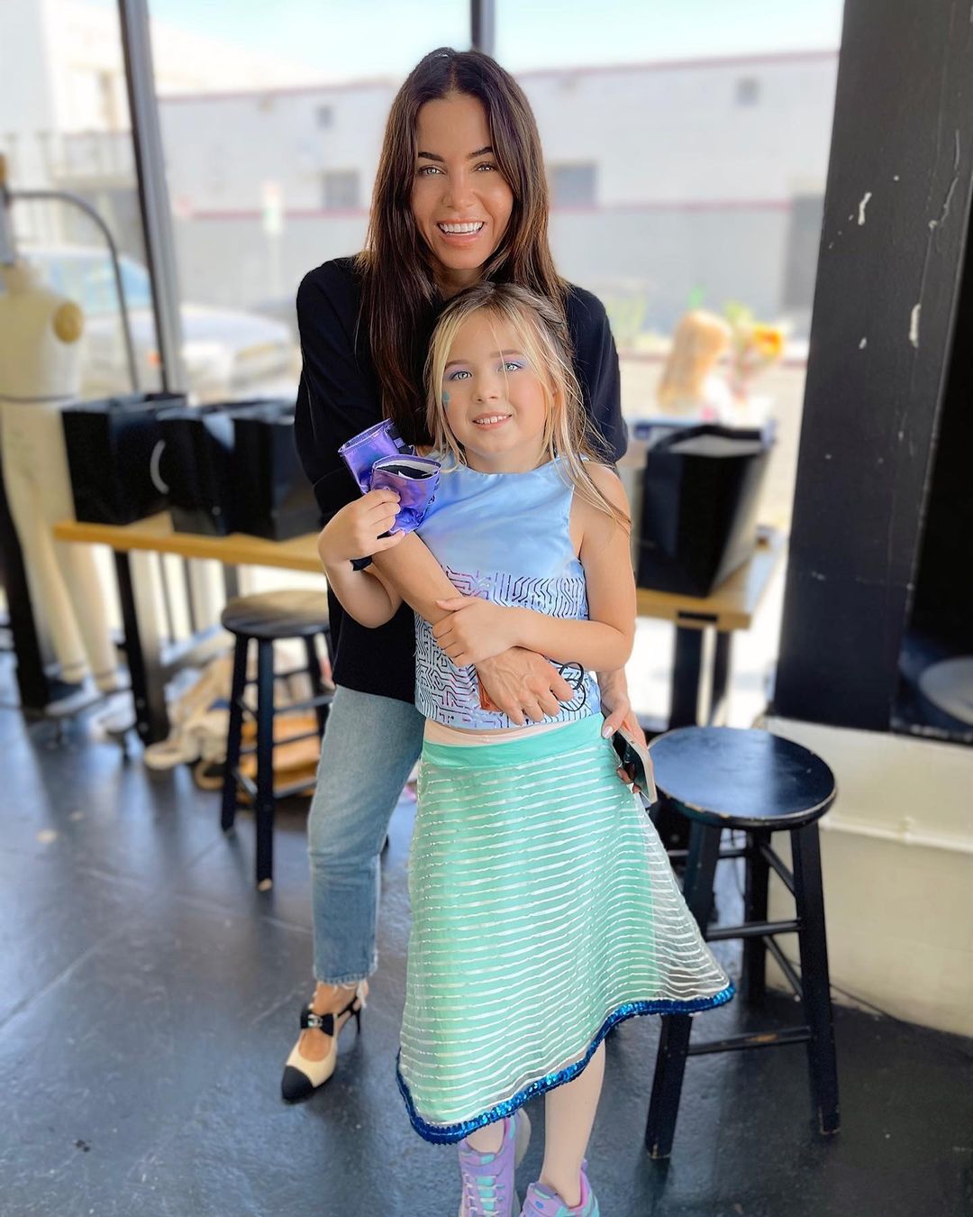 Jenna Dewan and Everly