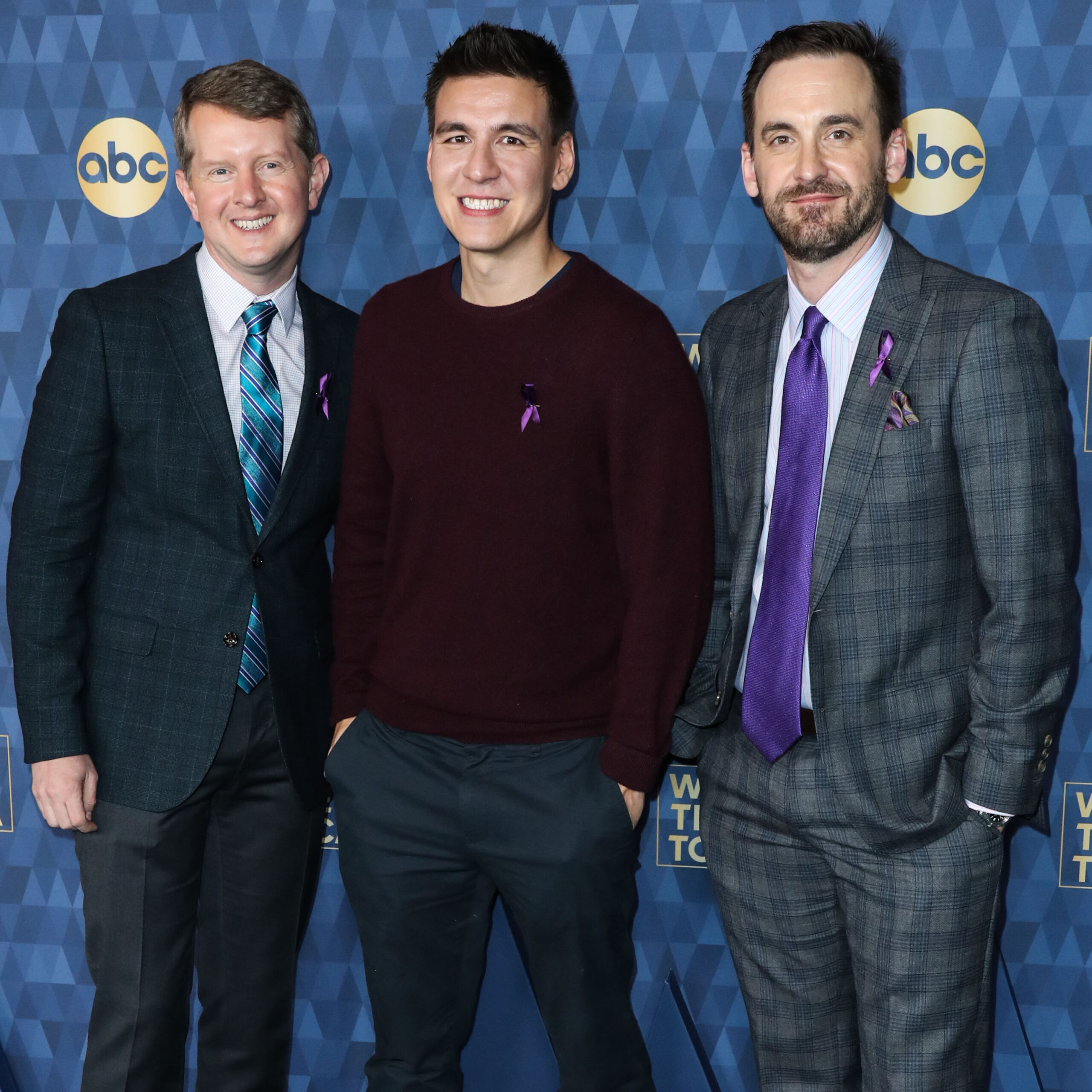 Ken Jennings, James Holzhauer, Brad Rutter.