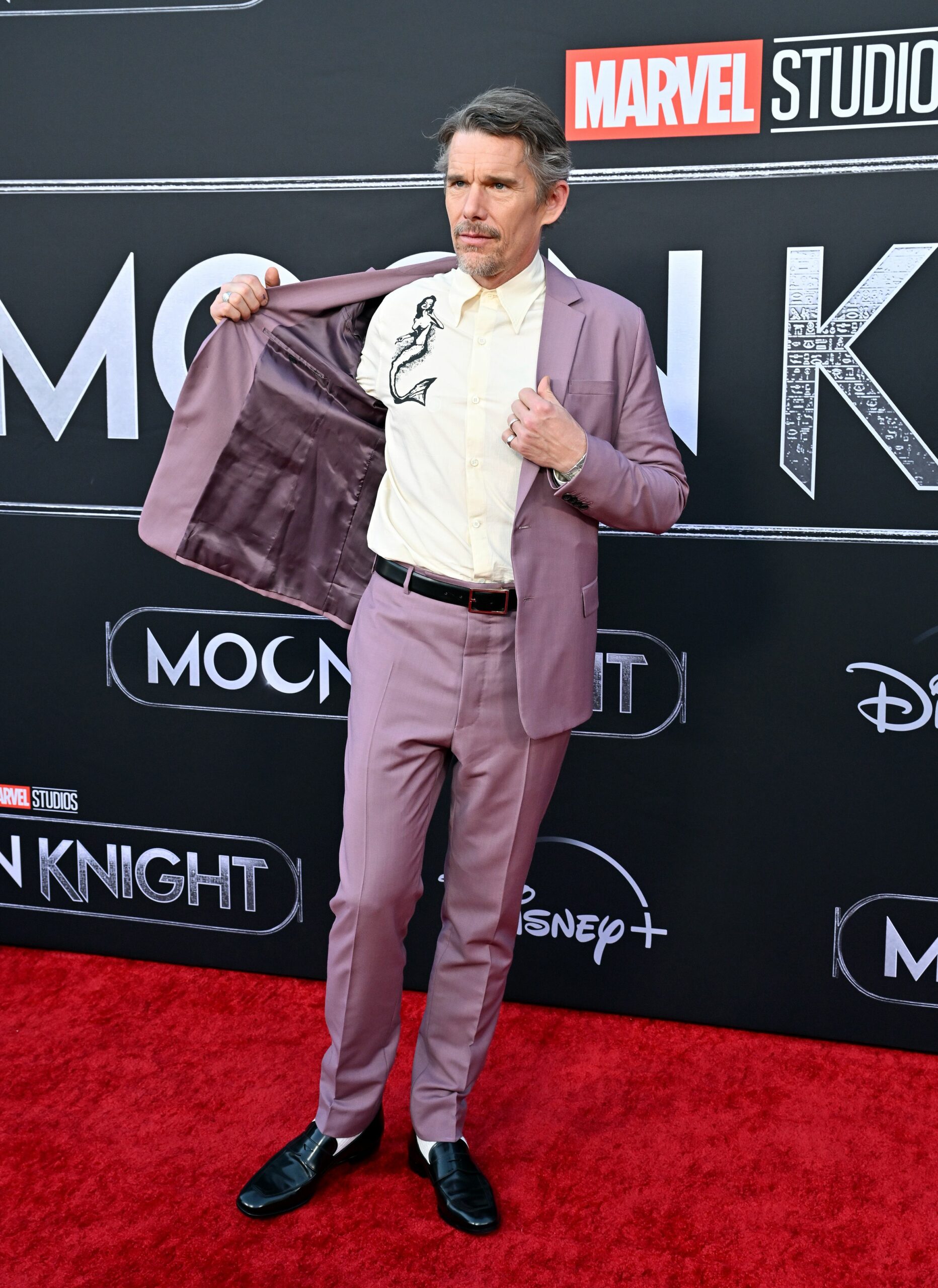 Ethan Hawke at ‘Moon Knight’ Marvel Premiere
