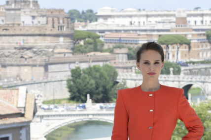 Natalie Portman at Rome for the movie ''Thor Love and Thunder''