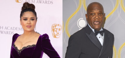 Portraits of Salma Hayek And Samuel L. Jackson