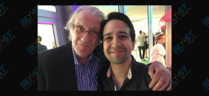Lin-Manuel Miranda and David Warner