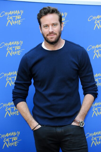 Armie Hammer at the "Call Me By Your Name" Photocall In Rome