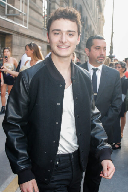 Noah Schnapp is seen leaving Zadig