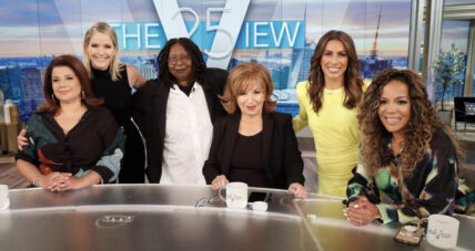 Portrait of the hosts of "The View"