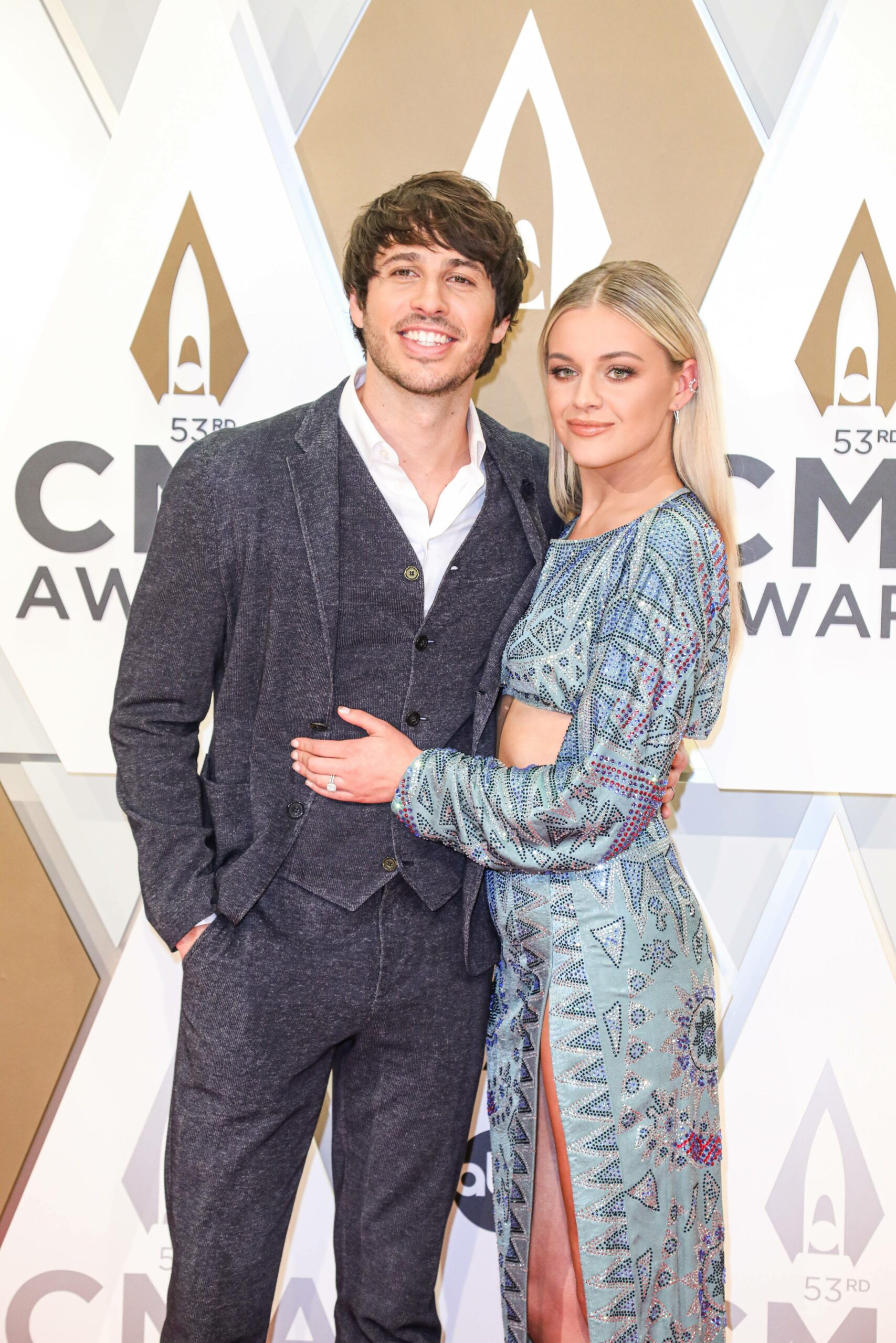 Kelsea Ballerini & Morgan Evans at the 53rd Annual CMA Awards