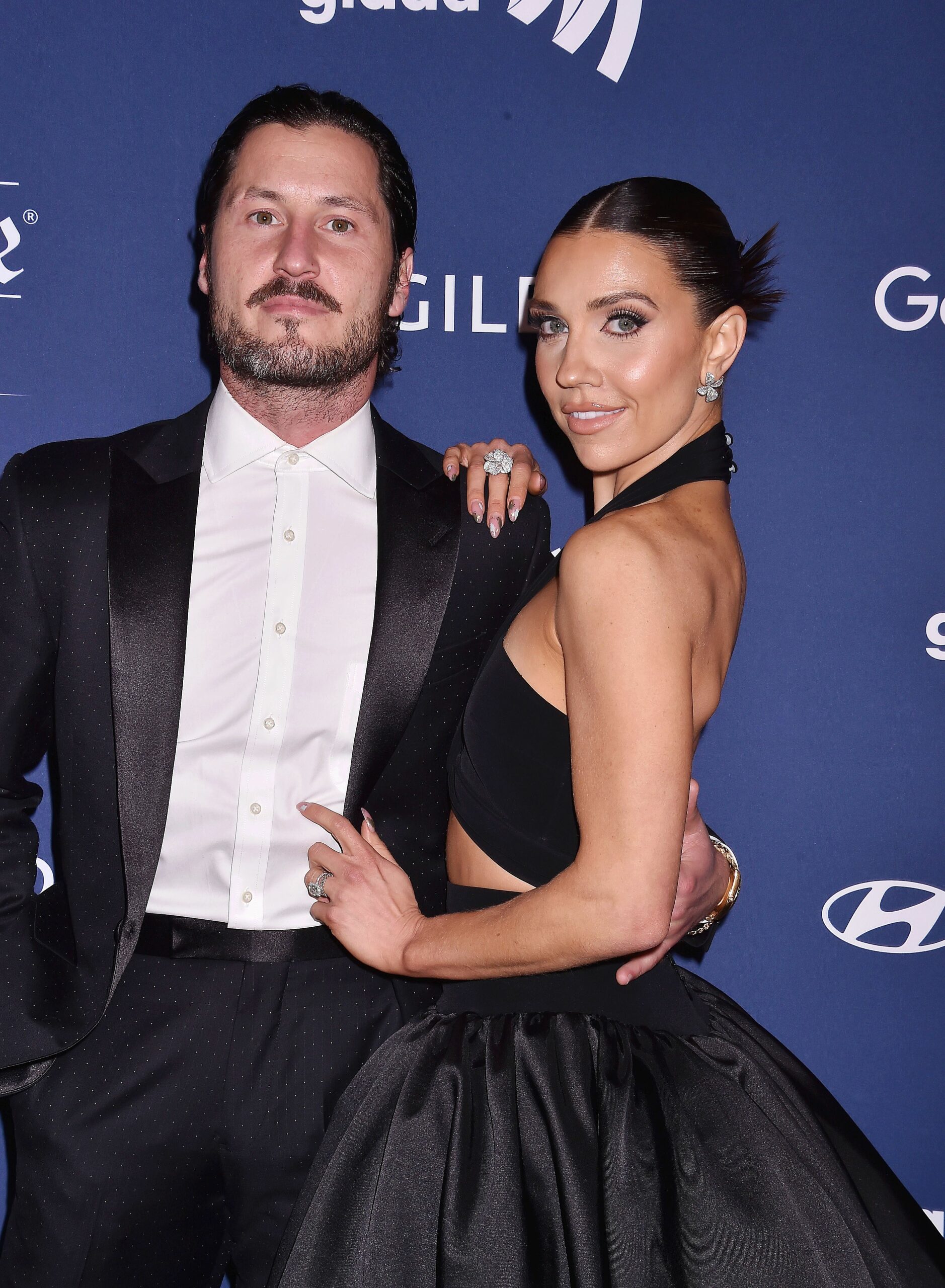 Valentin Chmerkovskiy & Jenna Johnson at 33rd Annual GLAAD Media Awards