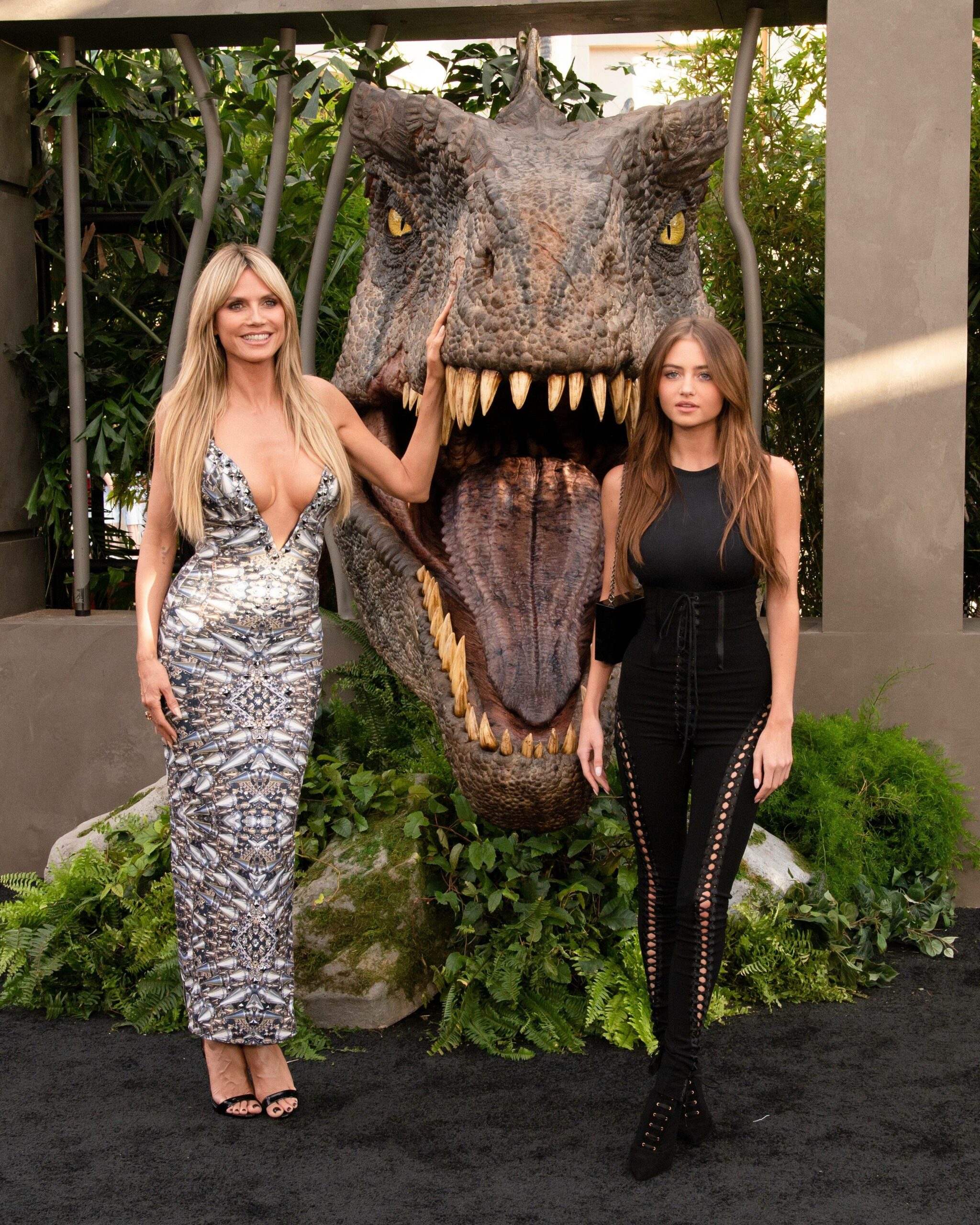 Heidi and Leni Klum