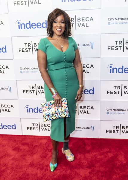 Gale King attends Tribeca Film Festival Directors Series with Tyler Perry