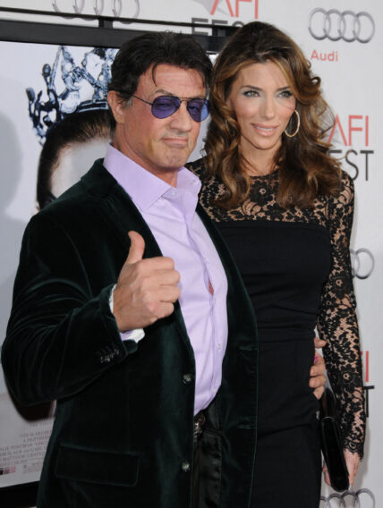 Sylvester Stallone and Jennifer Flavin