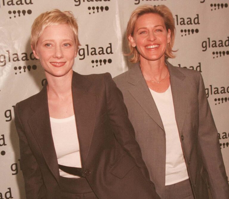 Anne Heche and Ellen DeGeneres.