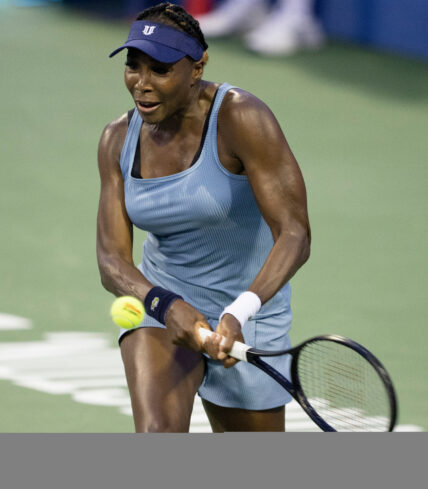 Venus Williams at CitiOpen at Rock Creek Park Tennis Center in Washington, DC