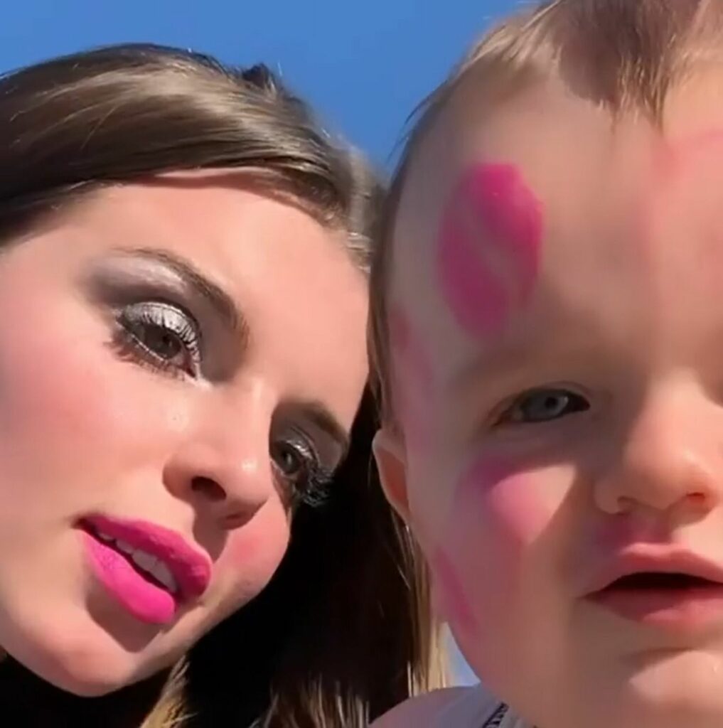 Julia Fox with son Valentino