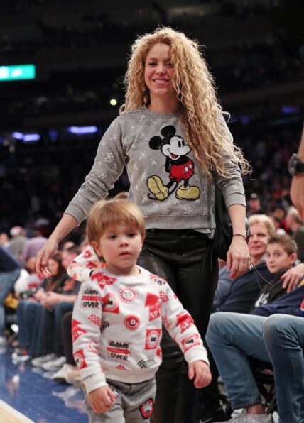 Celebs at New York Knicks