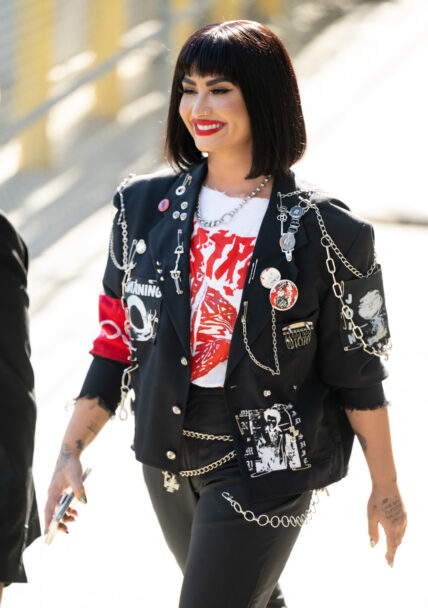 Demi Lovato at Kimmel