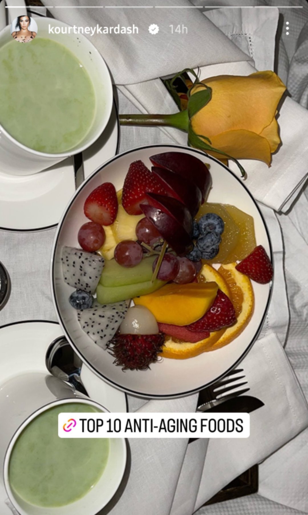 Kourtney Kardashian anti-aging foods Poosh 