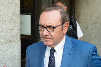 Kevin Spacey Departs The Old Bailey, London
