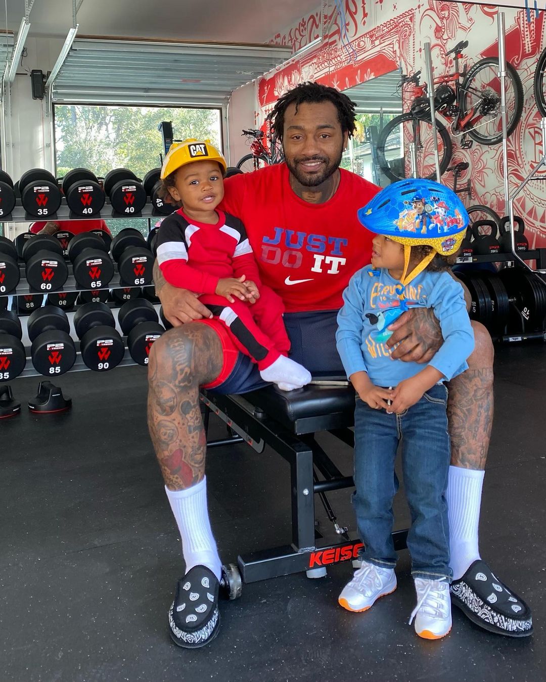 John Wall and his kids