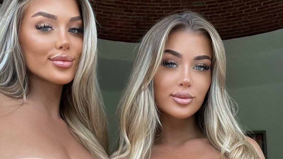 Sisters Jessica Rose & Eve Gale Put On A Steamy Display In Sheer Lingerie