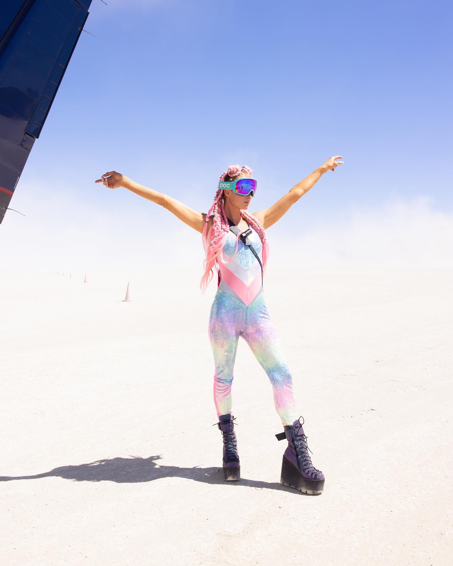 Paris Hilton at Burning Man 2022