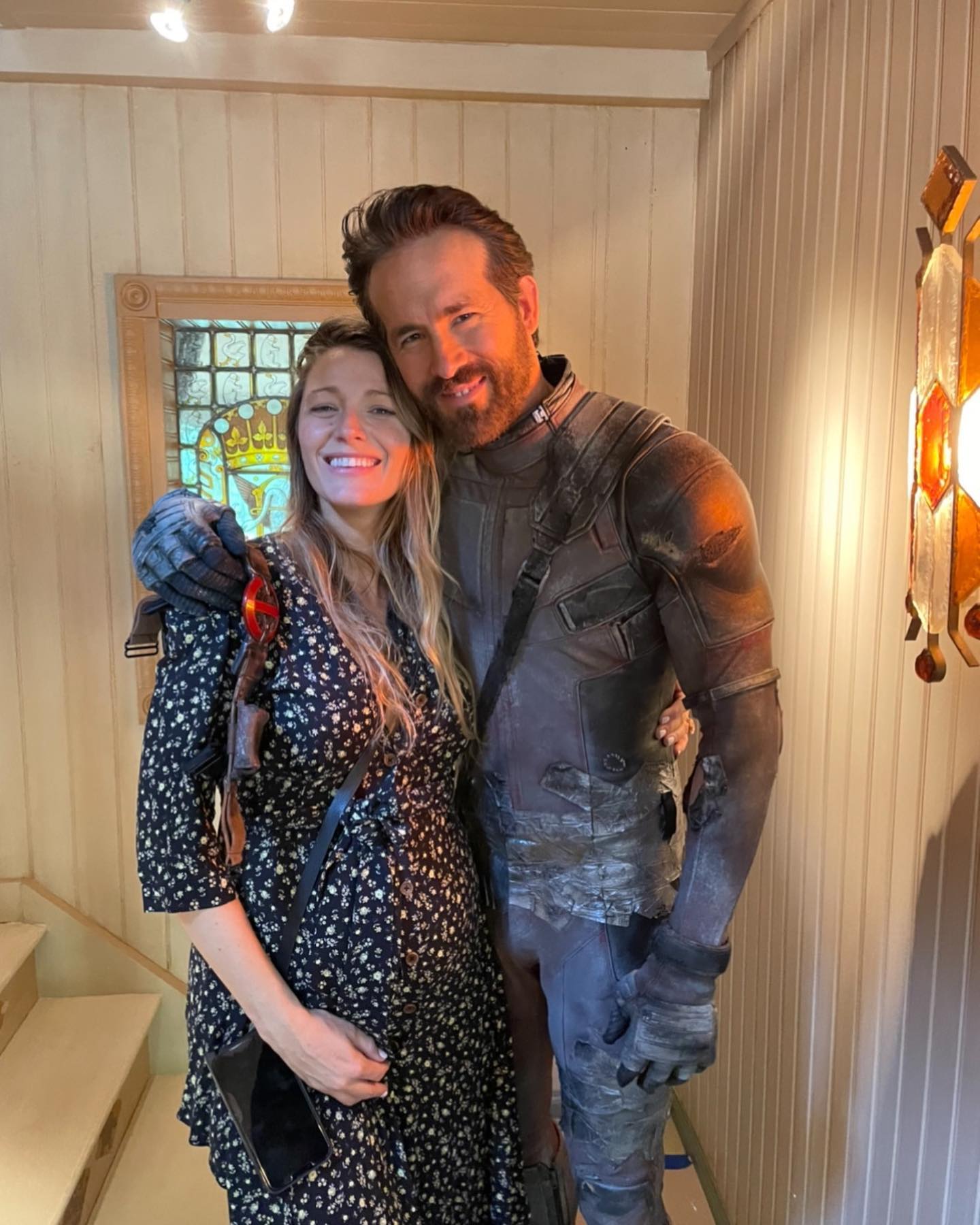 Blake Lively with Ryan Reynolds