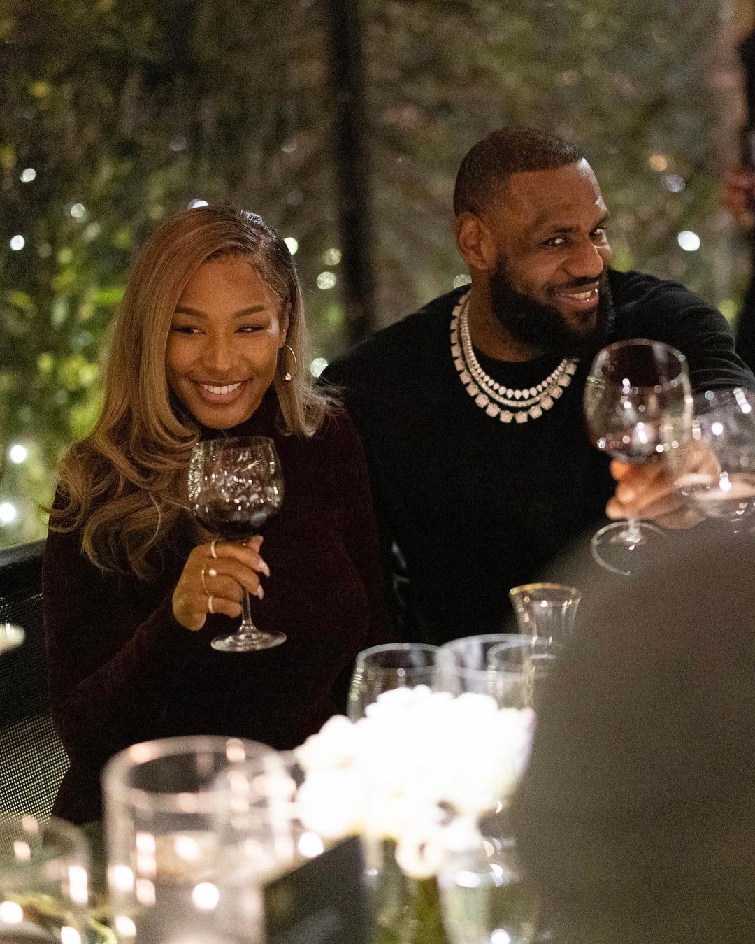 LeBron and Savannah James