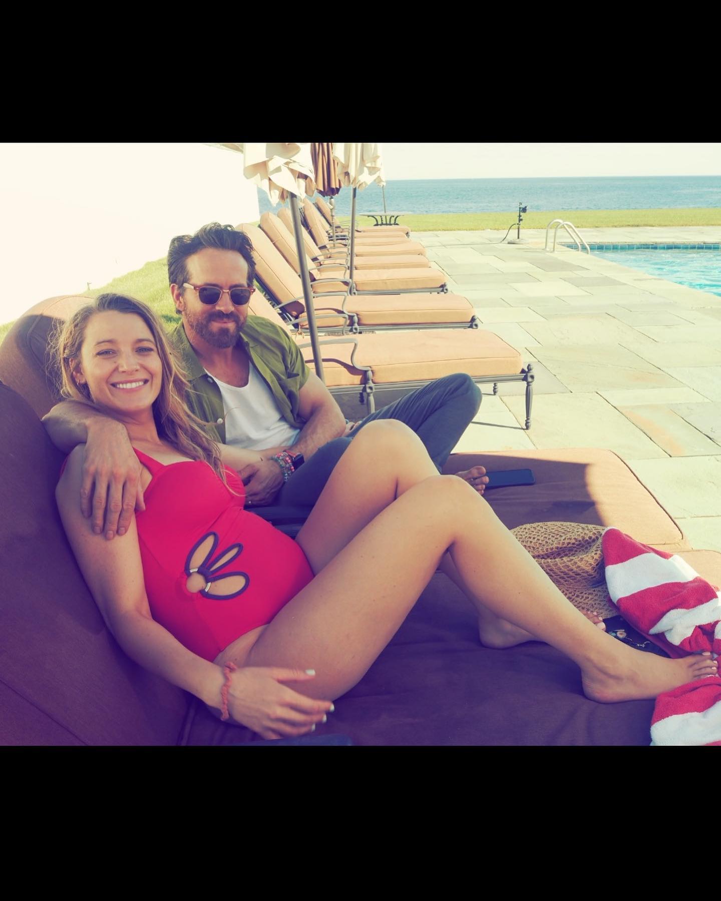 Blake Lively with Ryan Reynolds