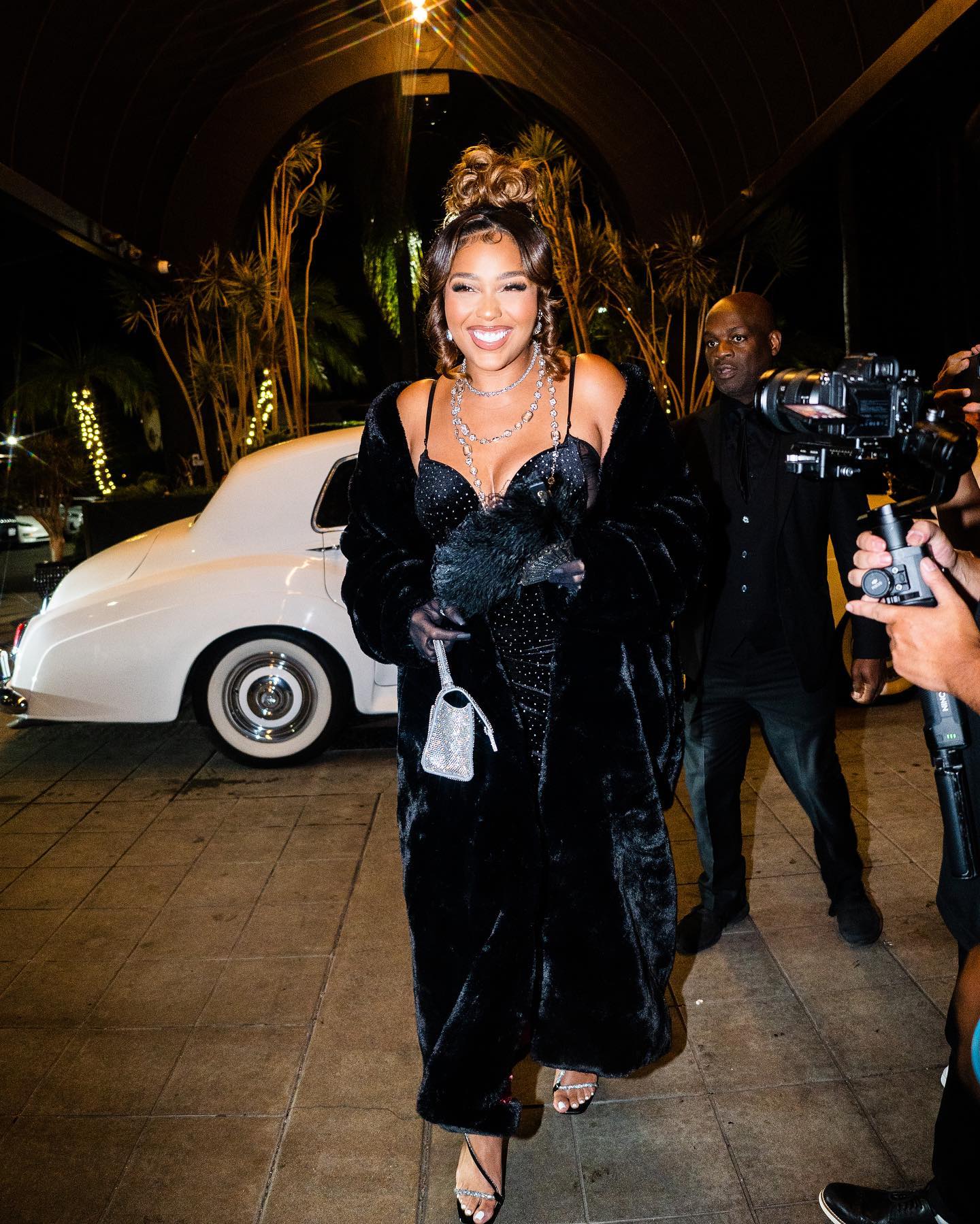 Jordyn Woods at 25th birthday party and SHEIN launch party