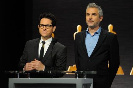 Cloverfield Producer JJ Abrams and Alfonso Cuaron present the Oscar nominations in Beverly Hills!
