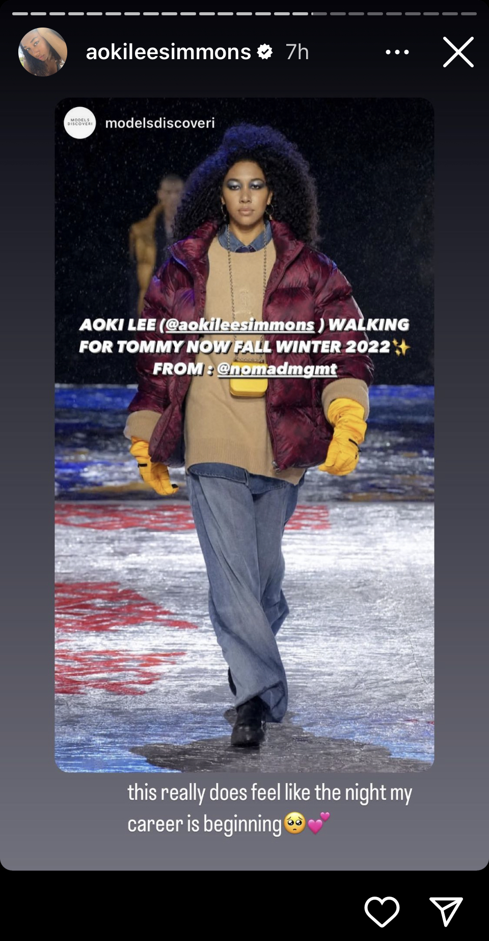 Aoki Lee Simmons NYFW story