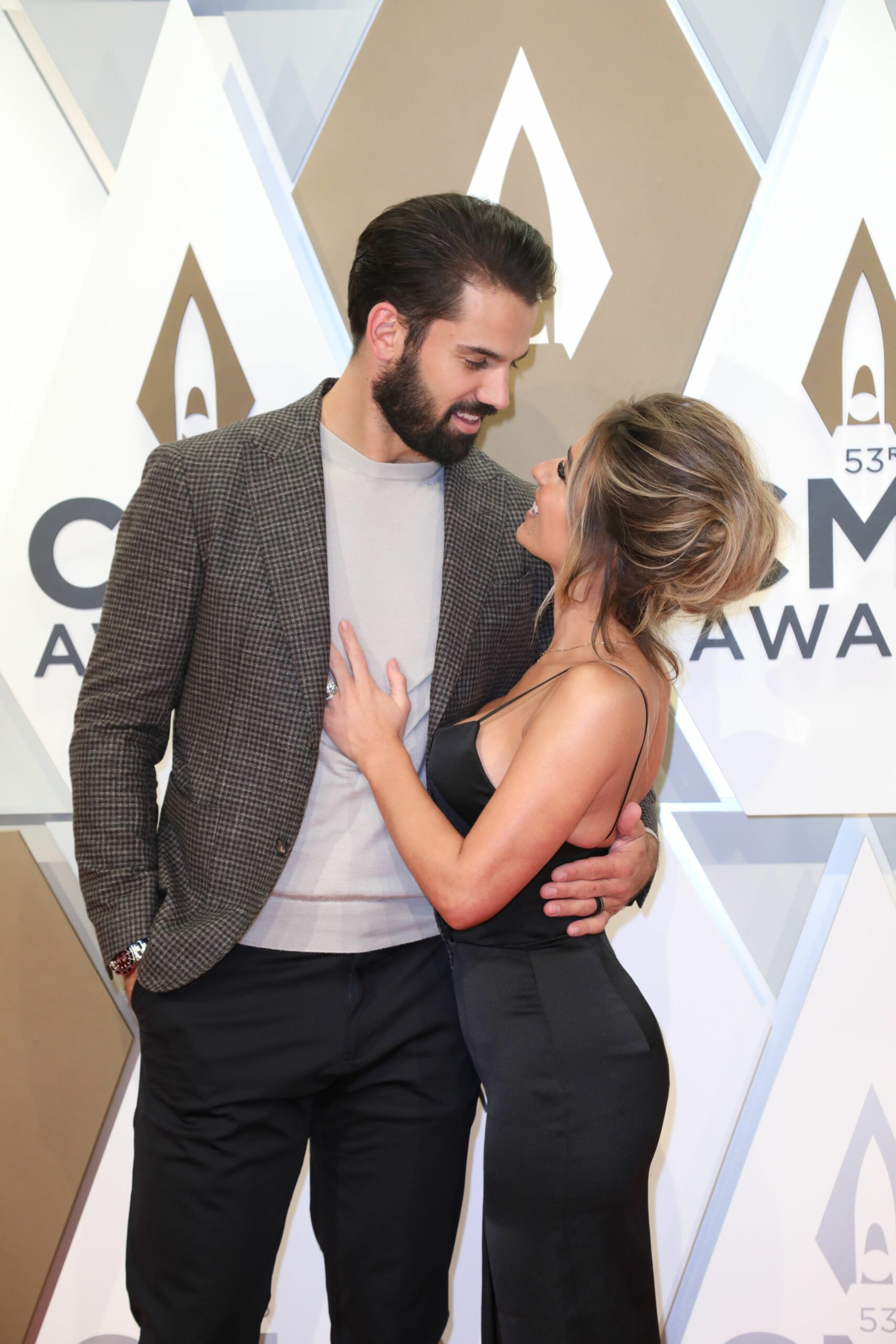 Jesse James Decker and Eric Decker 53rd Annual CMA Awards - Arrivals