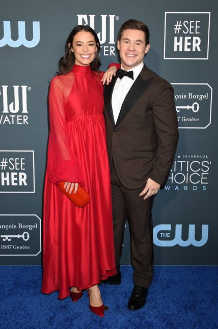 Adam Devine and Chloe Bridges