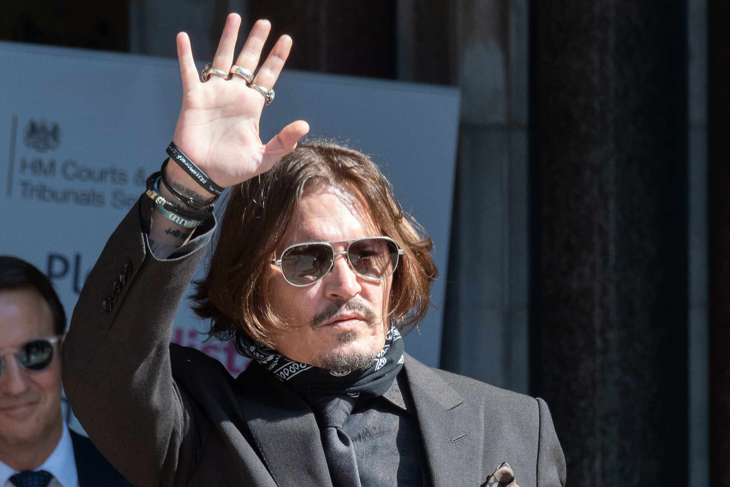Johnny Depp at The Royal Courts of Justice, London, UK - 22 July 2020