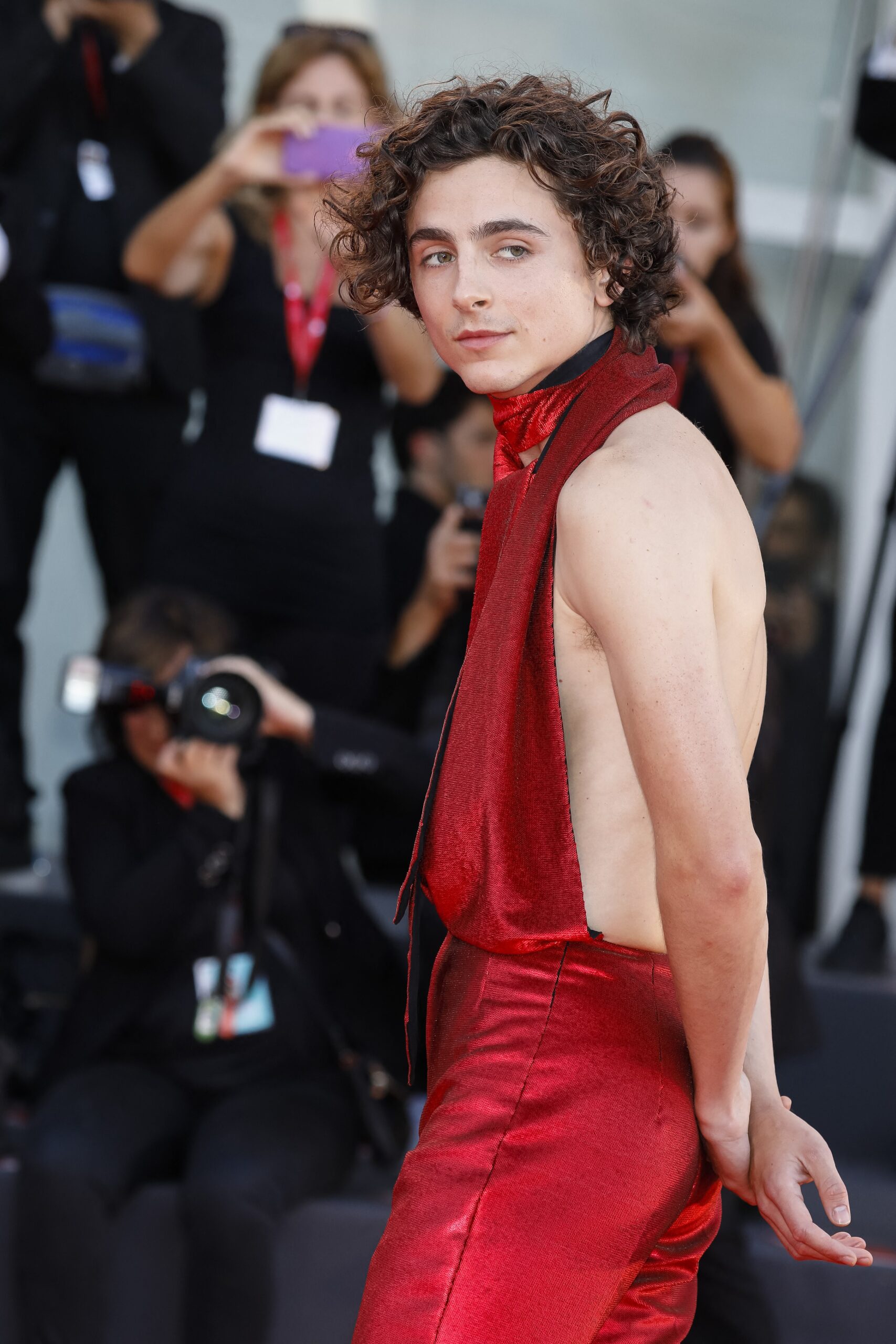 Timothée Chalamet at the Venice Film Festival