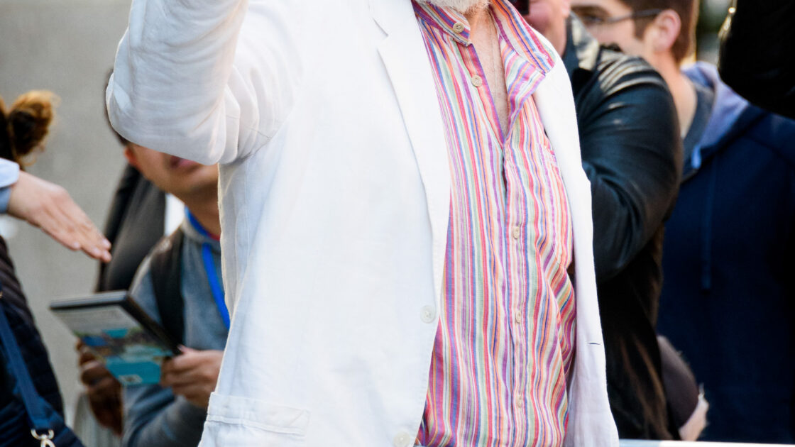 Bearded James Cromwell in New York