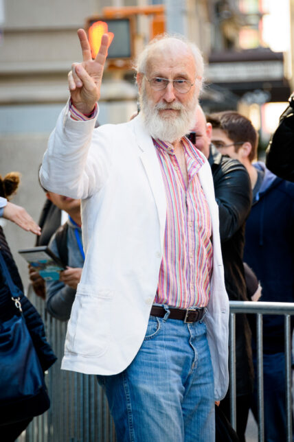 Bearded James Cromwell in New York
