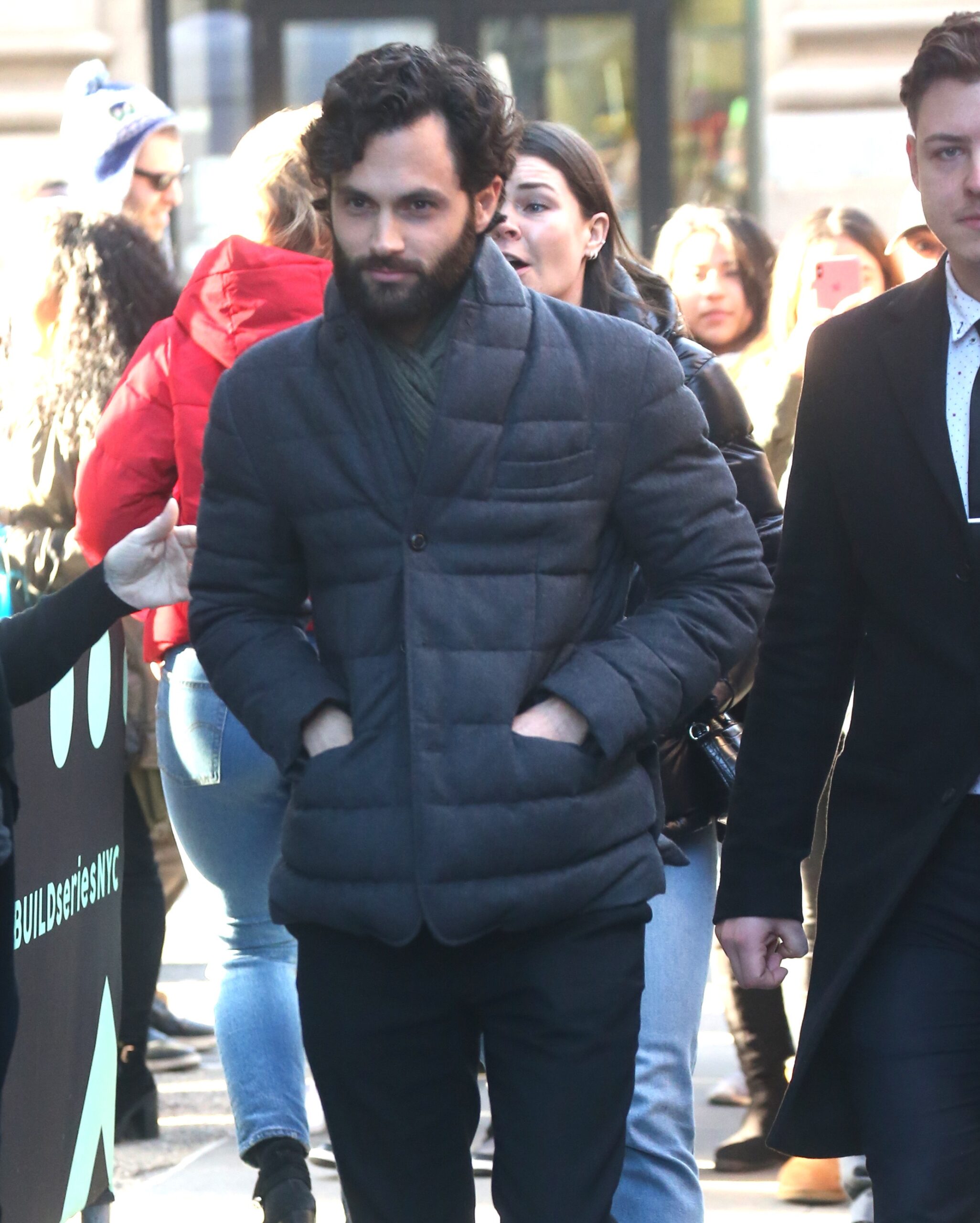 Penn Badgley at Build Series