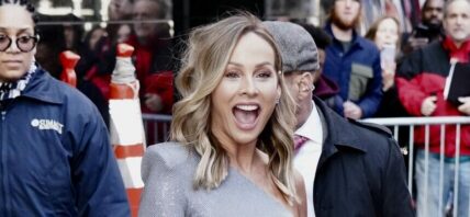 Bachelorette Clare Crawley is seen leaving Good Morning America