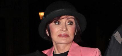 Sharon Osbourne meets Johnny Depp at the Royal Albert Hall