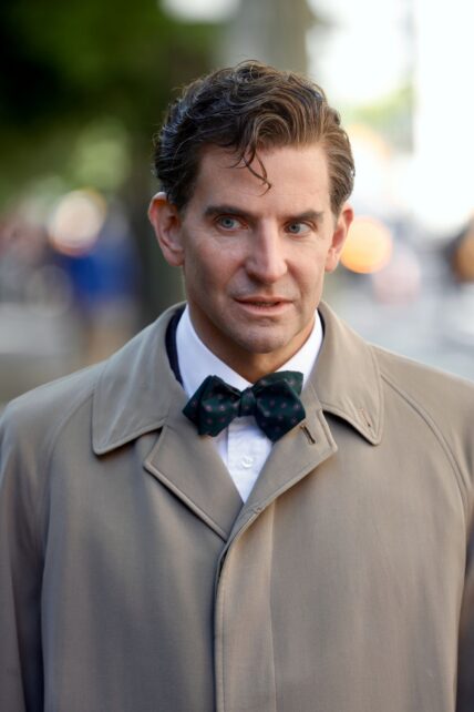 Bradley Cooper and Matt Bomer share a kiss while Filming Maestro in NYC