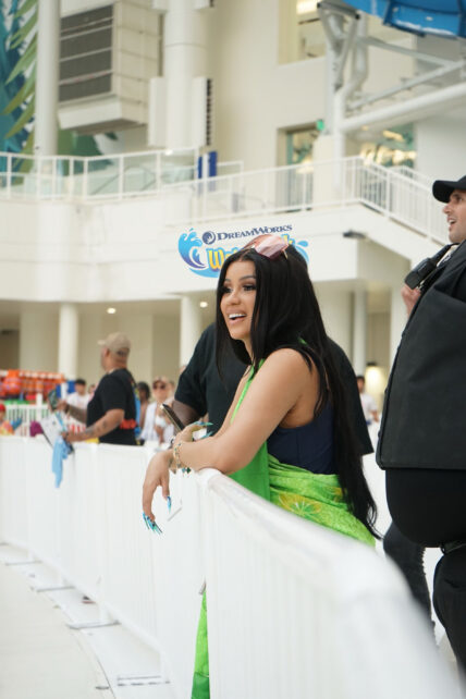 Cardi B and Offset enjoy a fun family day at Dreamworks Water Park at American Dream