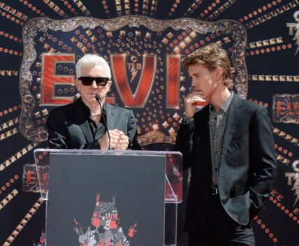 Three Generations of Presleys will Jointly put their HANDPRINTS IN CEMENT to Celebrate the All-New Film Elvis