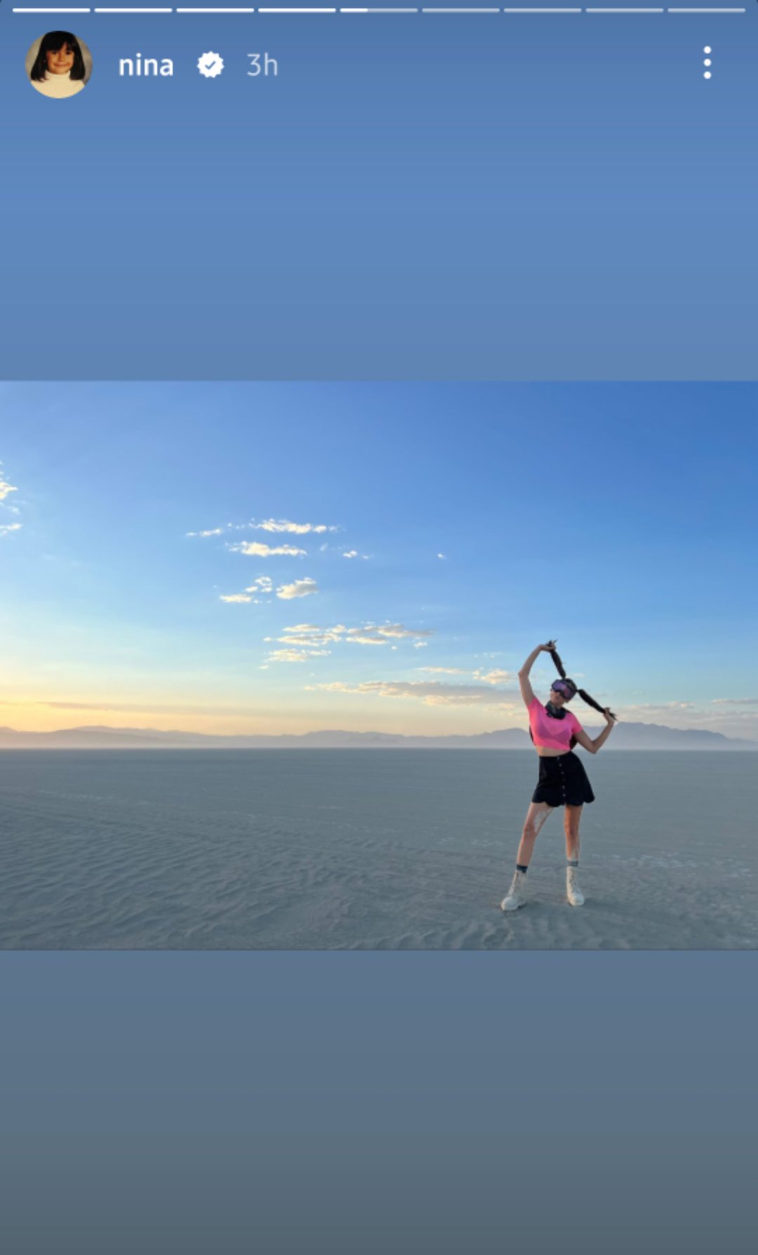 Nina Dobrev at Burning Man 2022