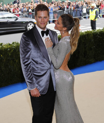 Tom Brady and Gisele Bundchen at the 2017 Costume Institute Gala