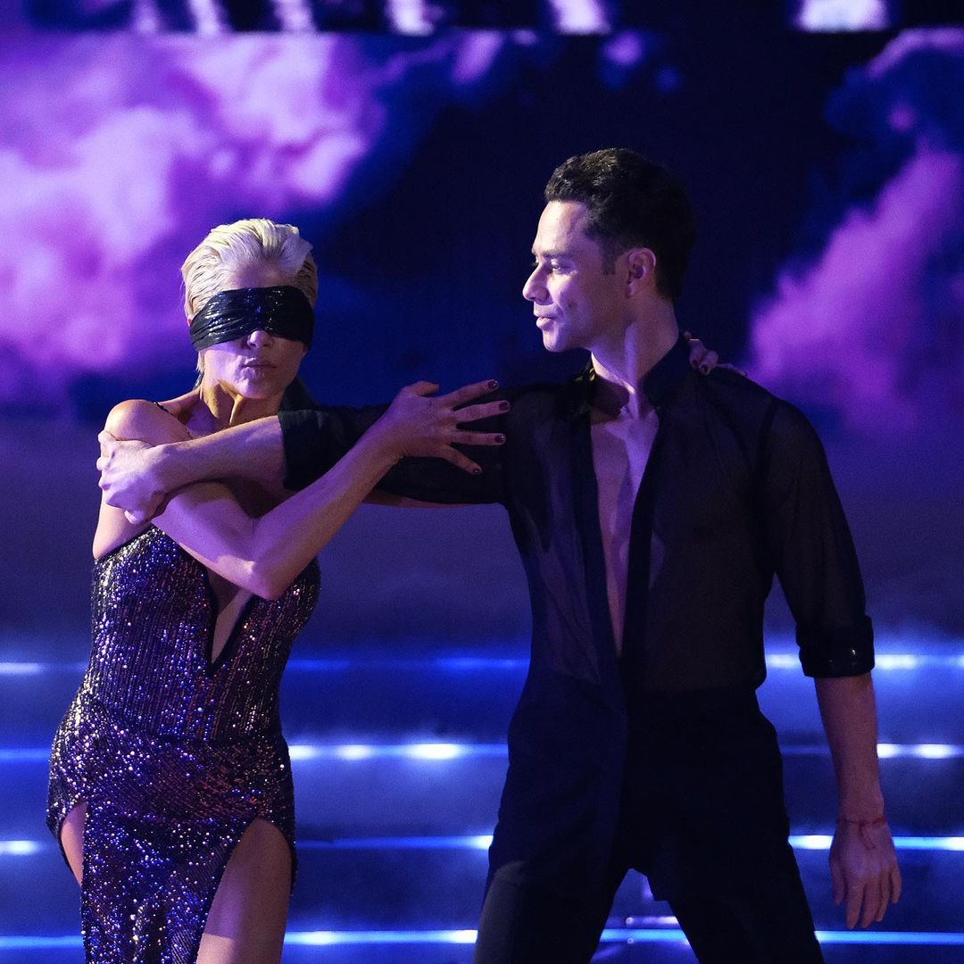 Selma Blair and Sasha Farber