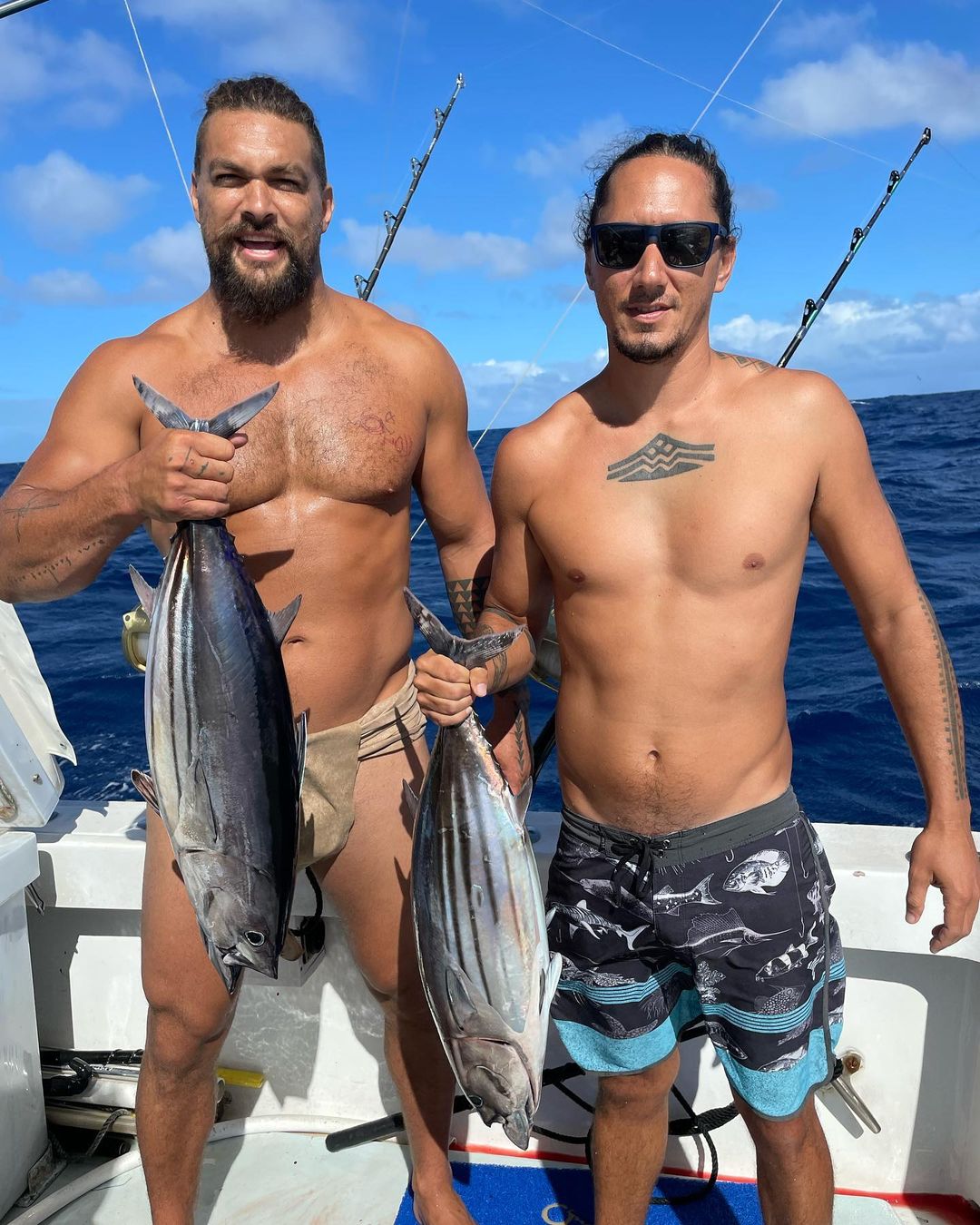 Jason Momoa goes fishing